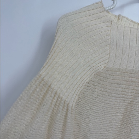 Free People Elderflower Pullover Sweater in Off White - Picture 3 of 10